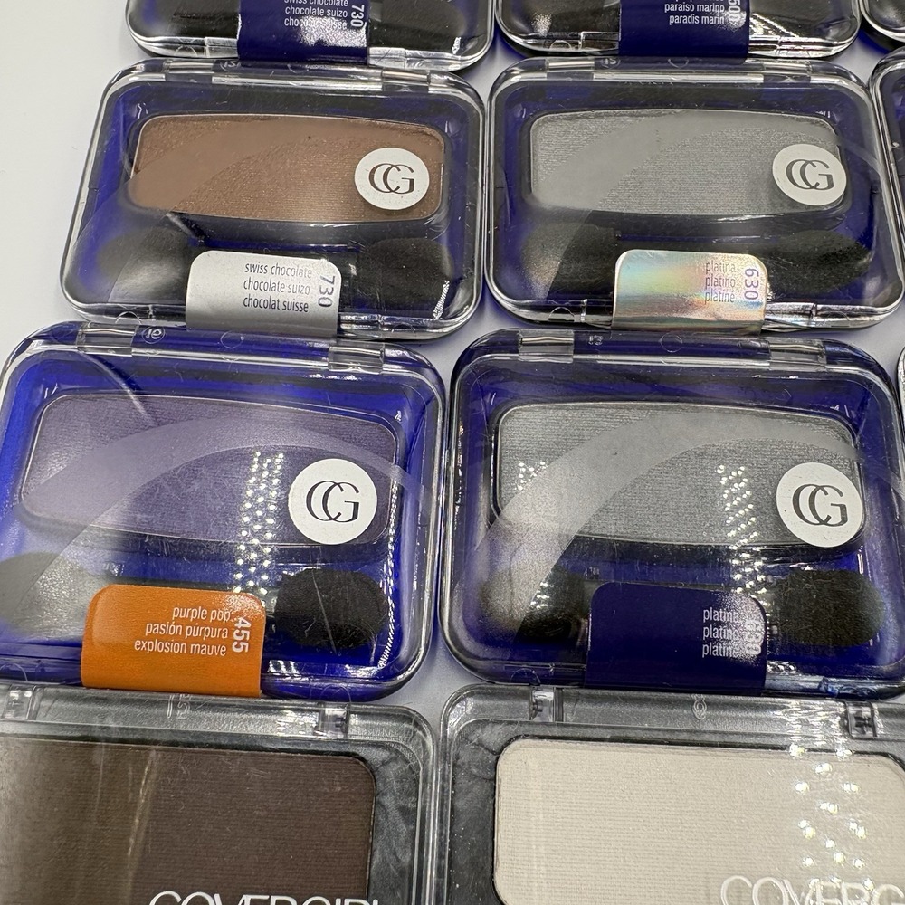 Lot Of 20 Vintage 2000"s Cover Girl Eye Enhancers Single Shadows Various Colors - Picture 6 of 16
